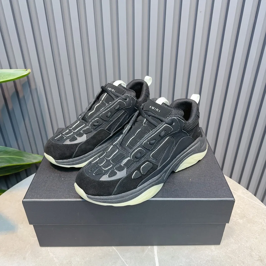 Men's shoes 💰740💰 AMIRI AMIRI fashion brand hot sale 🔥 Available all year round ✅ Official website synchronization Imported fabrics 1⃣️ vs 1⃣️ replica, original factory special original sole, 38-45 (38.45. Non-refundable)